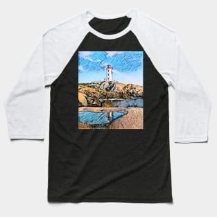 Ocean Beacon Baseball T-Shirt